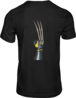 Wolverine with Claw Black and White - Image 2