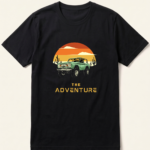 The Adventure Sunset Off-Road Black T-Shirt