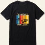 Im Not Old Im Classic Retro Car Black T-Shirt