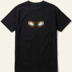 Iron Man Eyes Black Graphic T-Shirt