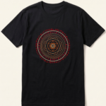 Mystic Spell Circle Black Graphic T-Shirt