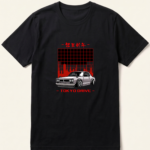 Tokyo Drive Retro Car Black T-Shirt