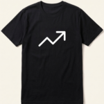 Upward Trend Arrow Black T-Shirt